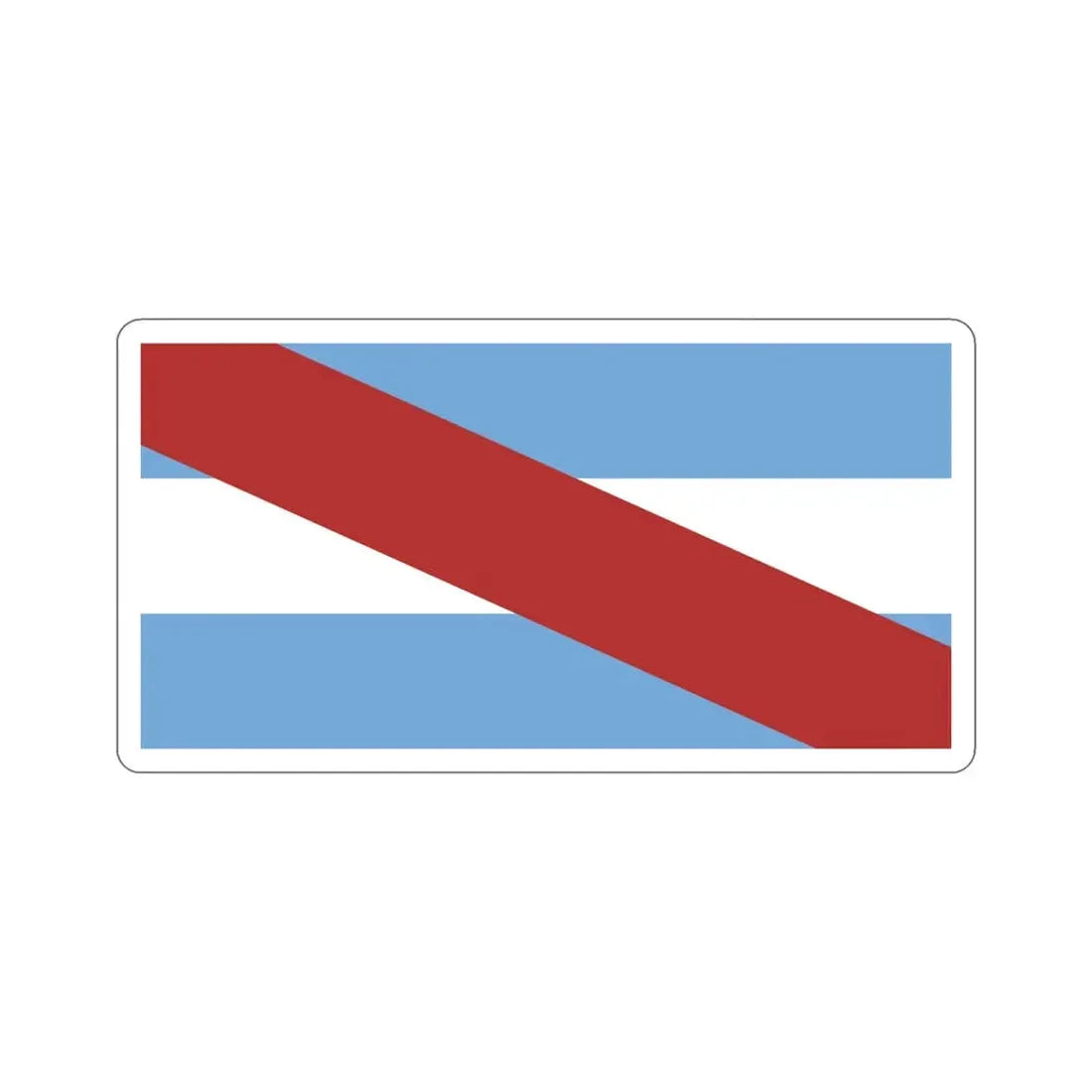 Flag of Entre Ríos Province Argentina STICKER Vinyl Die-Cut Decal 6 Inch - The Sticker Space