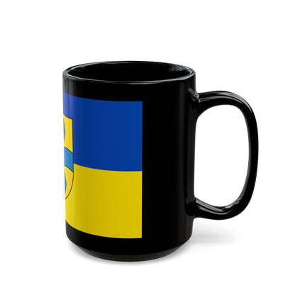 Flag of Enzkreis Germany - Black Coffee Mug-The Sticker Space