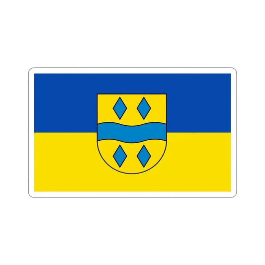 Flag of Enzkreis Germany STICKER Vinyl Die-Cut Decal 6 Inch - The Sticker Space