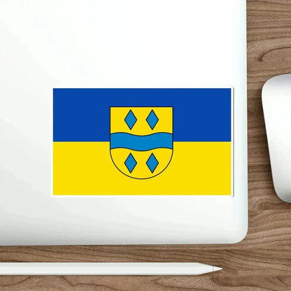Flag of Enzkreis Germany STICKER Vinyl Die-Cut Decal - The Sticker Space