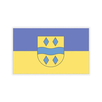 Flag of Enzkreis Germany - STICKER Vinyl Kiss-Cut Decal 2 Inch Transparent - The Sticker Space