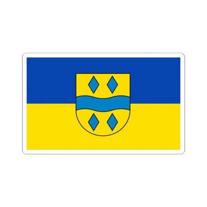 Flag of Enzkreis Germany - STICKER Vinyl Kiss-Cut Decal 2 Inch White - The Sticker Space