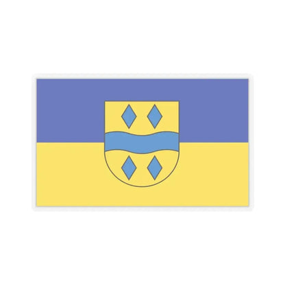 Flag of Enzkreis Germany - STICKER Vinyl Kiss-Cut Decal 6 Inch Transparent - The Sticker Space
