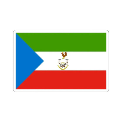 Flag of Equatorial Guinea 1973-1979 (Equatorial Guinea) STICKER Vinyl Kiss-Cut Decal 6 Inch White - The Sticker Space