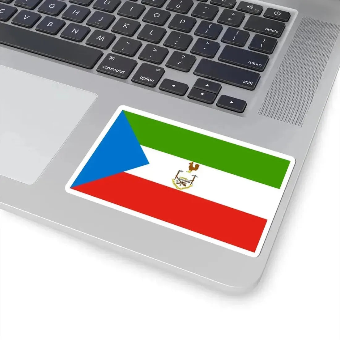 Flag of Equatorial Guinea 1973-1979 (Equatorial Guinea) STICKER Vinyl Kiss-Cut Decal - The Sticker Space