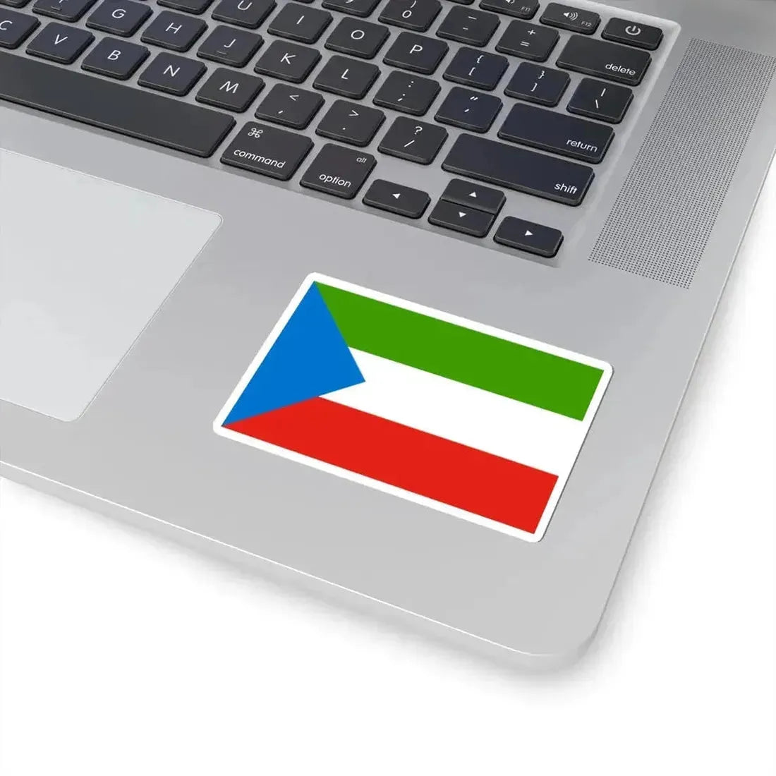 Flag of Equatorial Guinea without coat of arms (Equatorial Guinea) STICKER Vinyl Kiss-Cut Decal - The Sticker Space