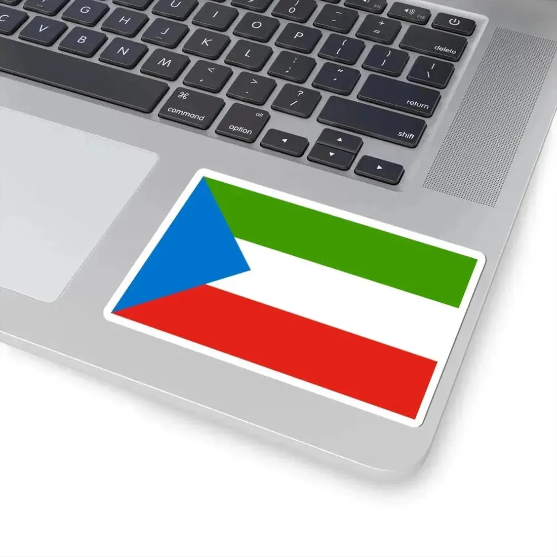 Flag of Equatorial Guinea without coat of arms (Equatorial Guinea) STICKER Vinyl Kiss-Cut Decal - The Sticker Space