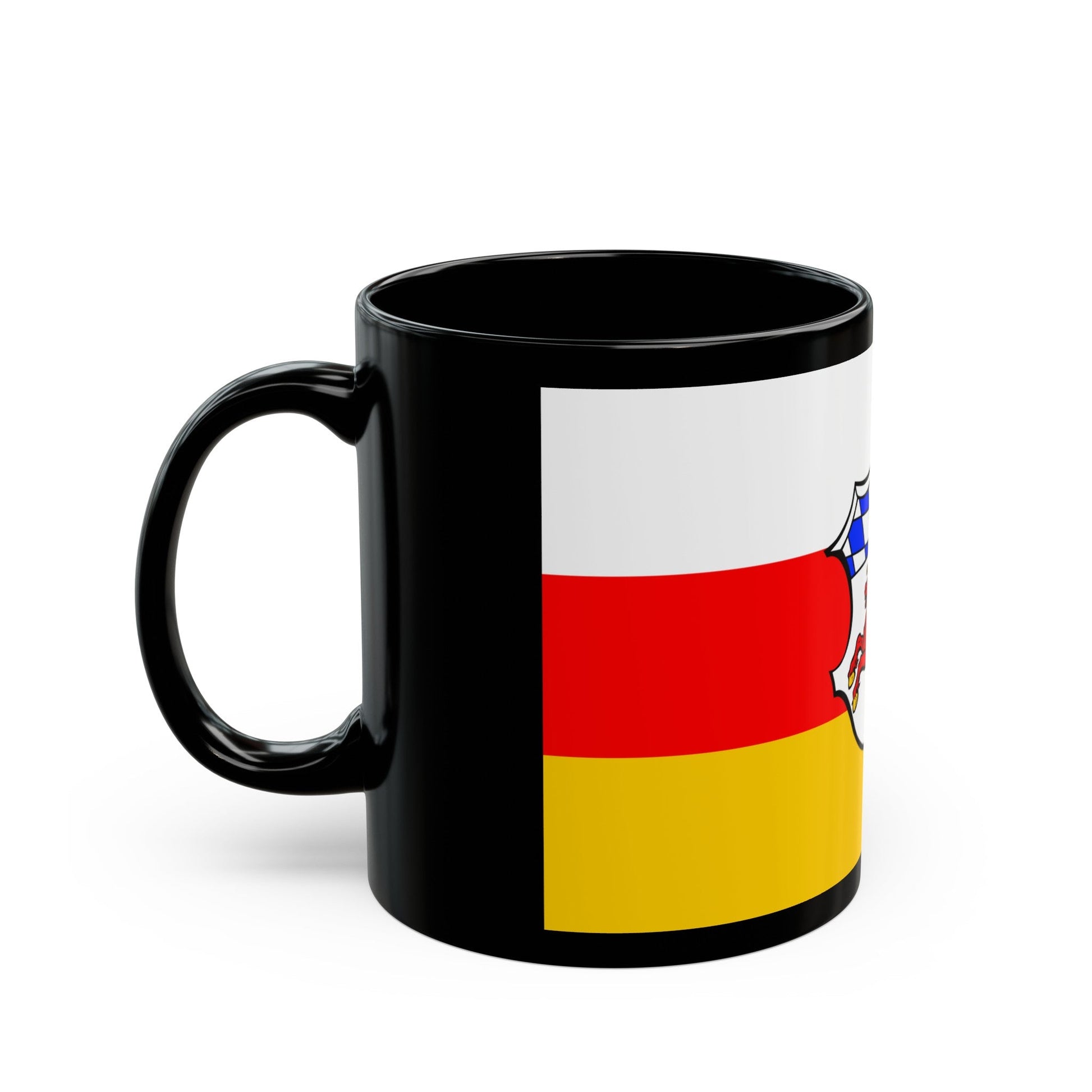 Flag of Erding Germany - Black Coffee Mug-The Sticker Space