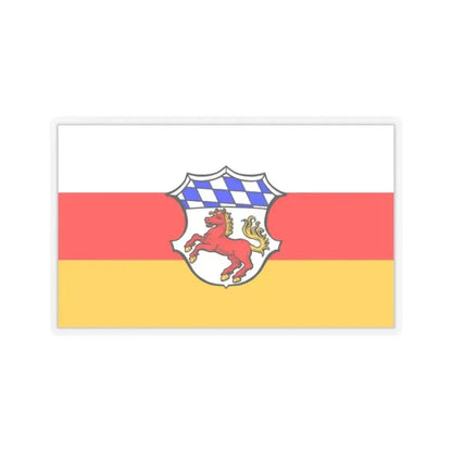 Flag of Erding Germany - STICKER Vinyl Kiss-Cut Decal 2 Inch Transparent - The Sticker Space