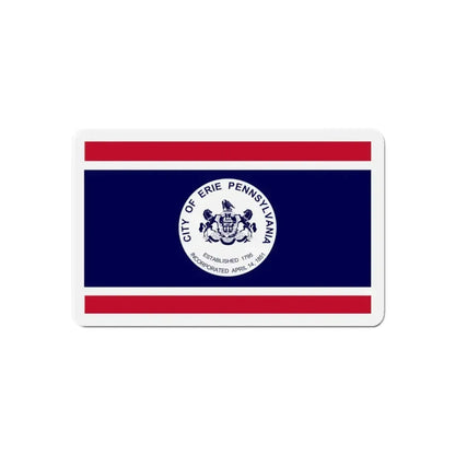 Flag of Erie Pennsylvania - Refrigerator Magnet 6 Inch - The Sticker Space
