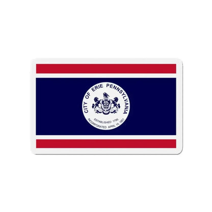 Flag of Erie Pennsylvania - Refrigerator Magnet - The Sticker Space