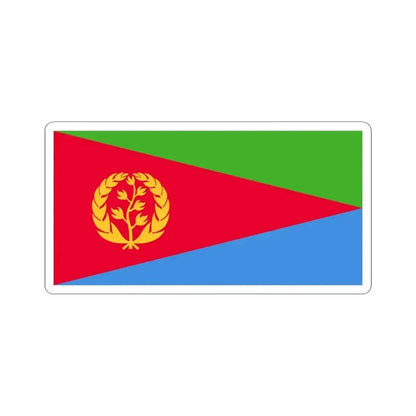 Flag of Eritrea (Eritrea) STICKER Vinyl Kiss-Cut Decal 3 Inch White - The Sticker Space
