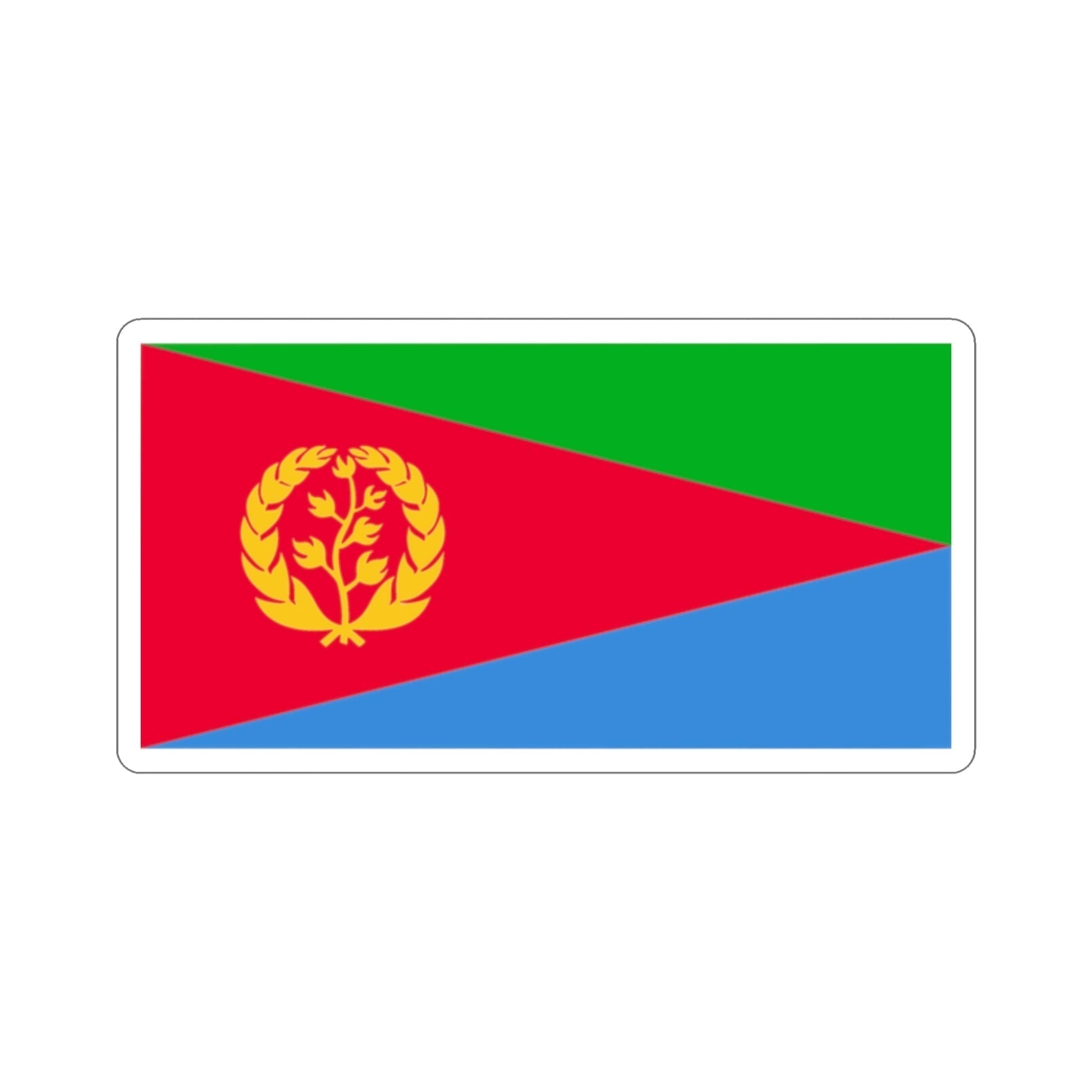 Flag of Eritrea STICKER Vinyl Die-Cut Decal-2 Inch-The Sticker Space