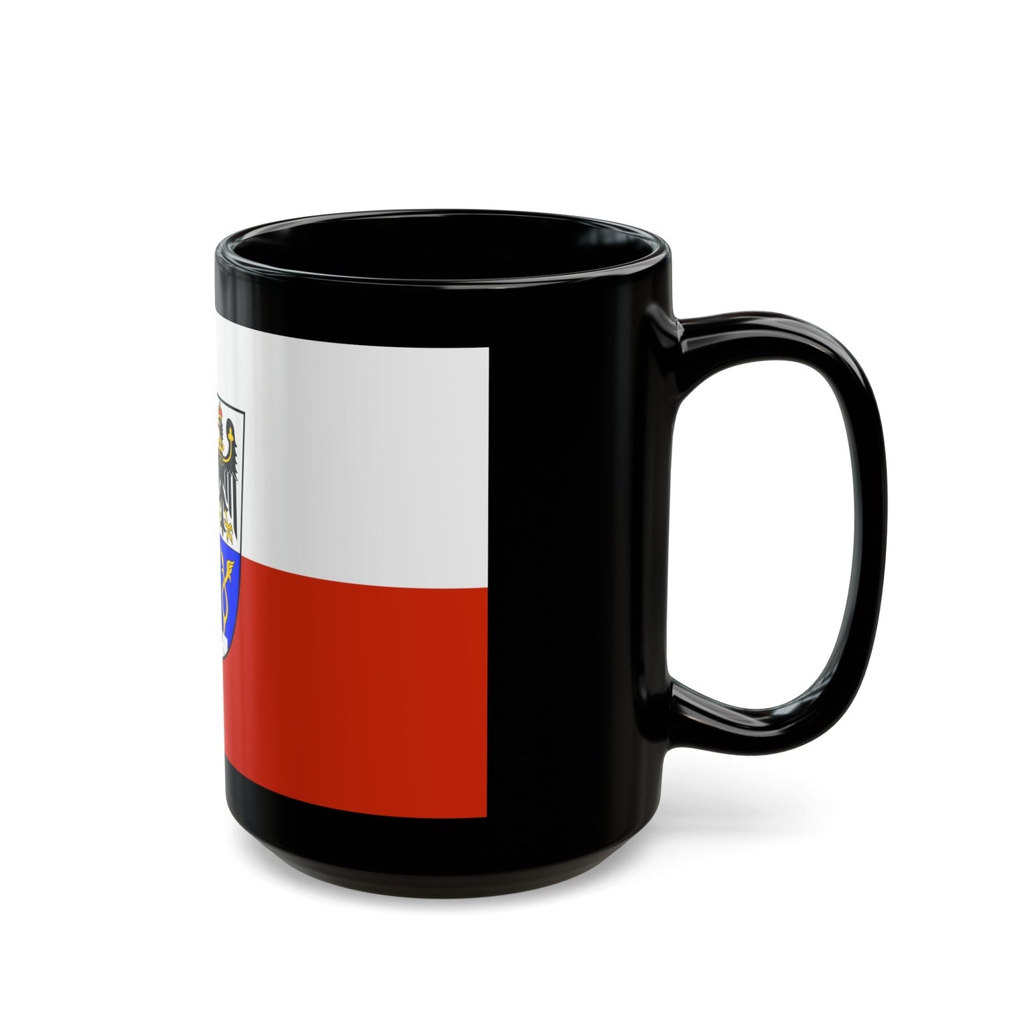 Flag of Erlangen Germany - Black Coffee Mug-The Sticker Space