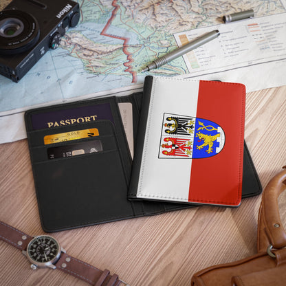 Flag of Erlangen Germany - Passport Holder-3.9" x 5.8"-The Sticker Space