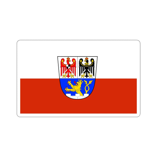 Flag of Erlangen Germany STICKER Vinyl Die-Cut Decal-6 Inch-The Sticker Space