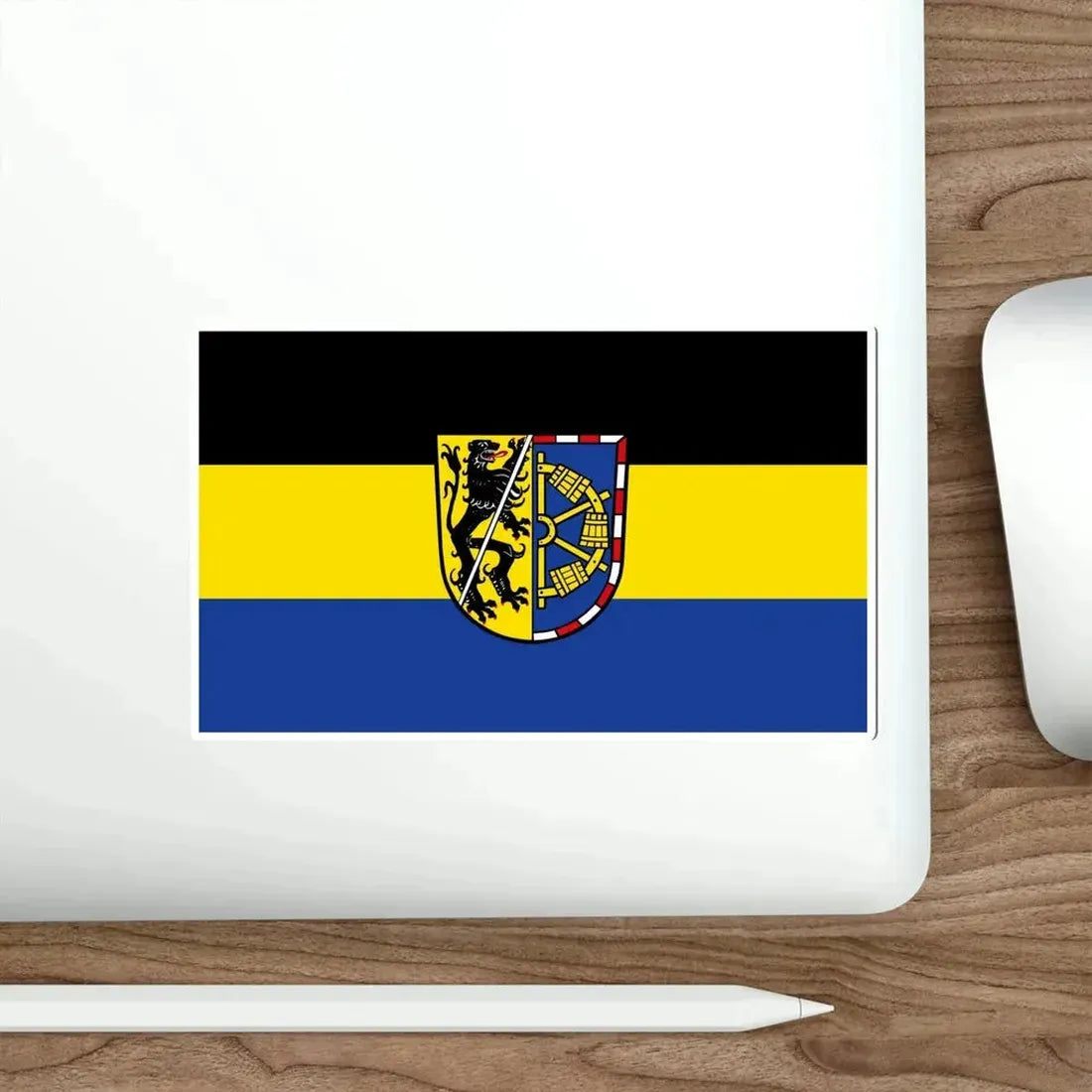 Flag of Erlangen Höchstadt Germany STICKER Vinyl Die-Cut Decal - The Sticker Space