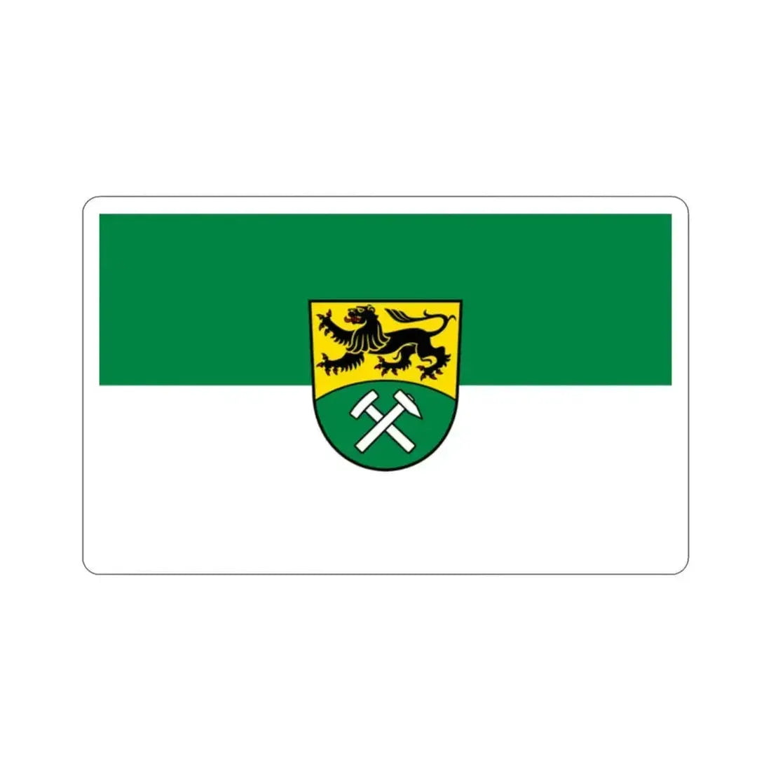 Flag of Erzgebirgskreises Germany STICKER Vinyl Die-Cut Decal 2 Inch - The Sticker Space