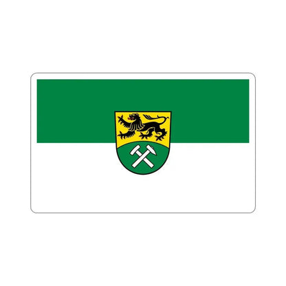 Flag of Erzgebirgskreises Germany STICKER Vinyl Die-Cut Decal 4 Inch - The Sticker Space