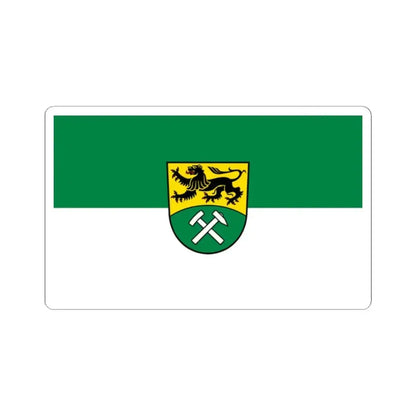 Flag of Erzgebirgskreises Germany - STICKER Vinyl Kiss-Cut Decal 2 Inch White - The Sticker Space