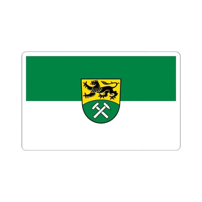 Flag of Erzgebirgskreises Germany - STICKER Vinyl Kiss-Cut Decal 6 Inch White - The Sticker Space