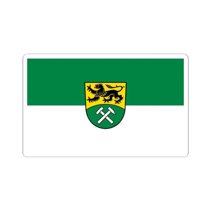 Flag of Erzgebirgskreises Germany - STICKER Vinyl Kiss-Cut Decal - The Sticker Space