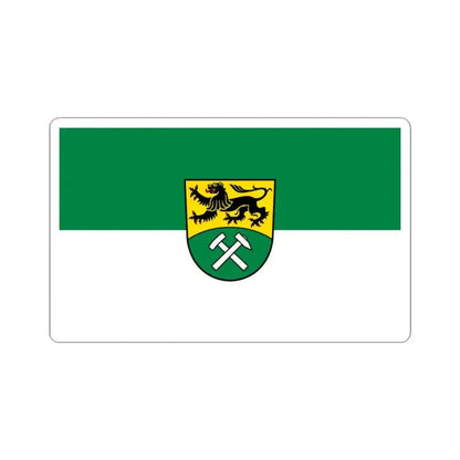 Flag of Erzgebirgskreises Germany - STICKER Vinyl Kiss-Cut Decal - The Sticker Space