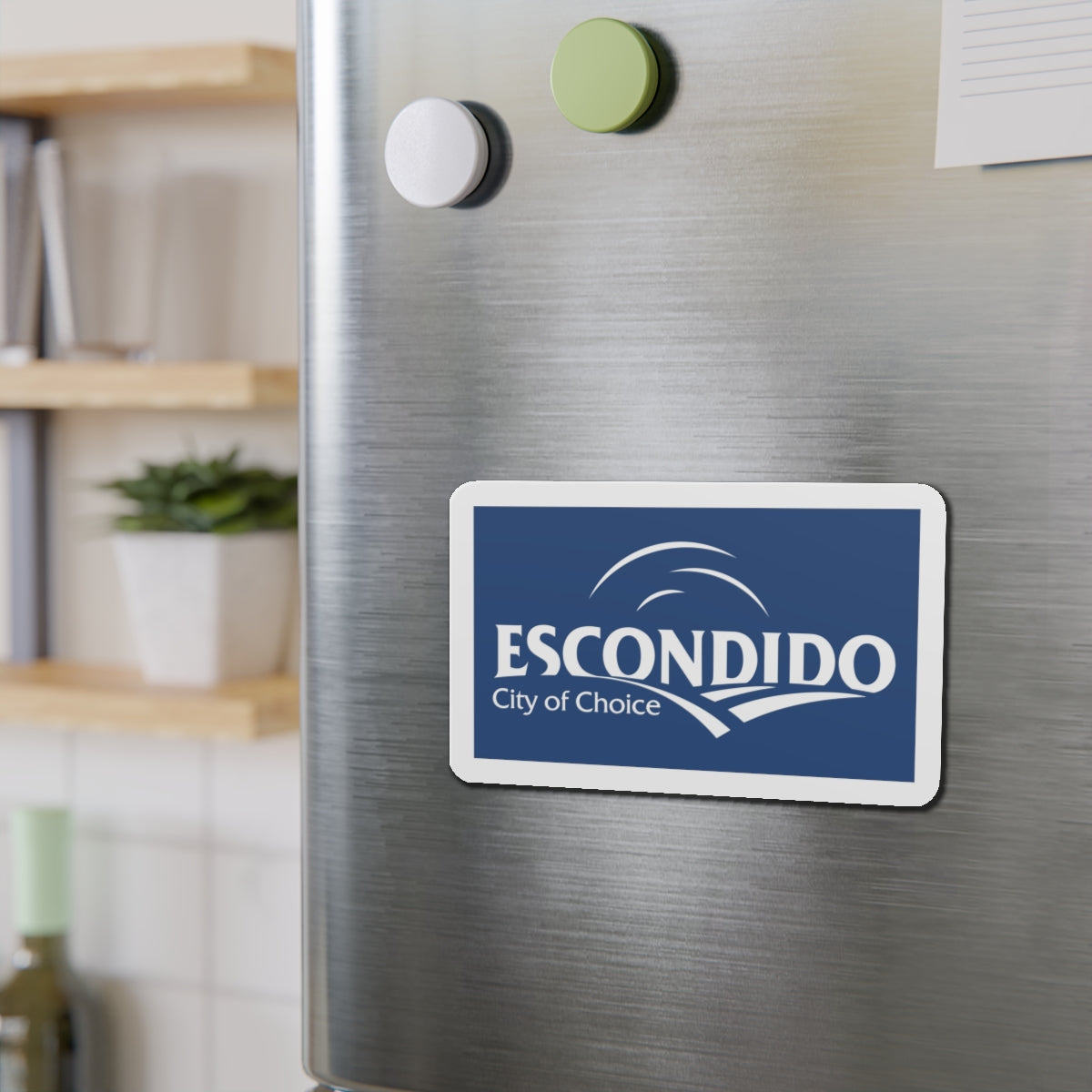 Flag of Escondido California - Die-Cut Magnet-The Sticker Space