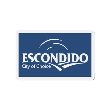 Flag of Escondido California - Die-Cut Magnet-3" x 3"-The Sticker Space