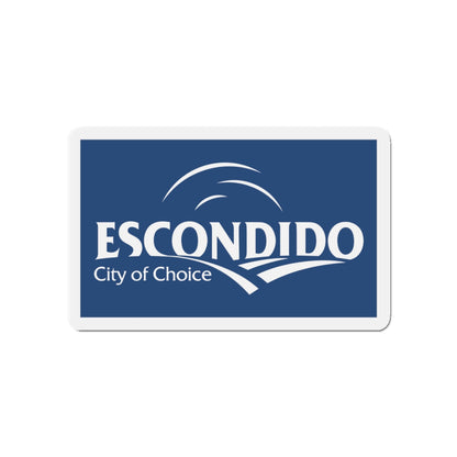 Flag of Escondido California - Die-Cut Magnet-4" x 4"-The Sticker Space