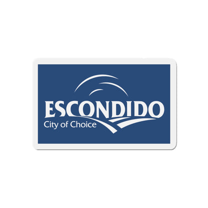 Flag of Escondido California - Die-Cut Magnet-5" x 5"-The Sticker Space