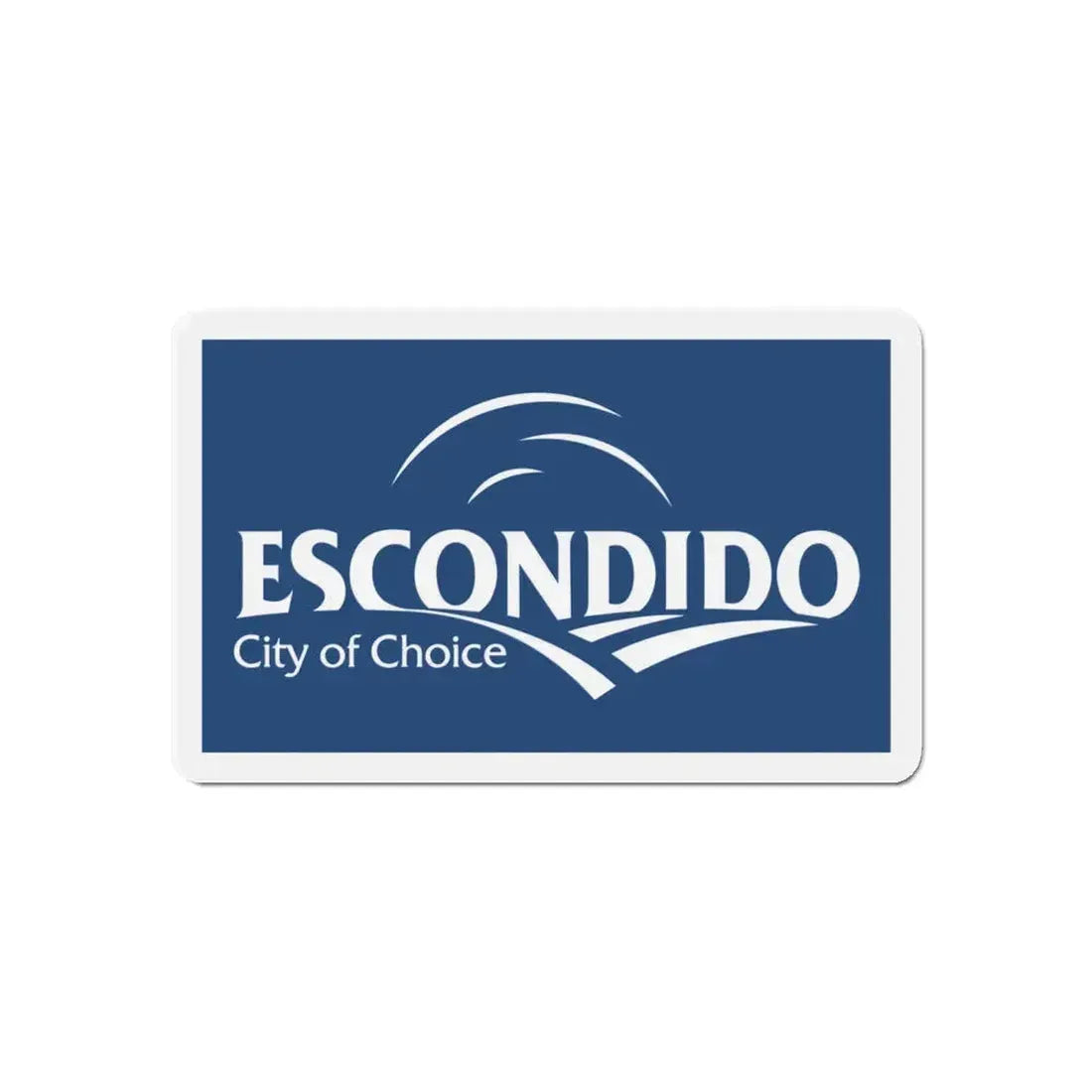 Flag of Escondido California - Refrigerator Magnet 6 Inch - The Sticker Space