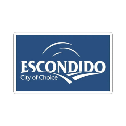 Flag of Escondido California USA STICKER Vinyl Die-Cut Decal - The Sticker Space