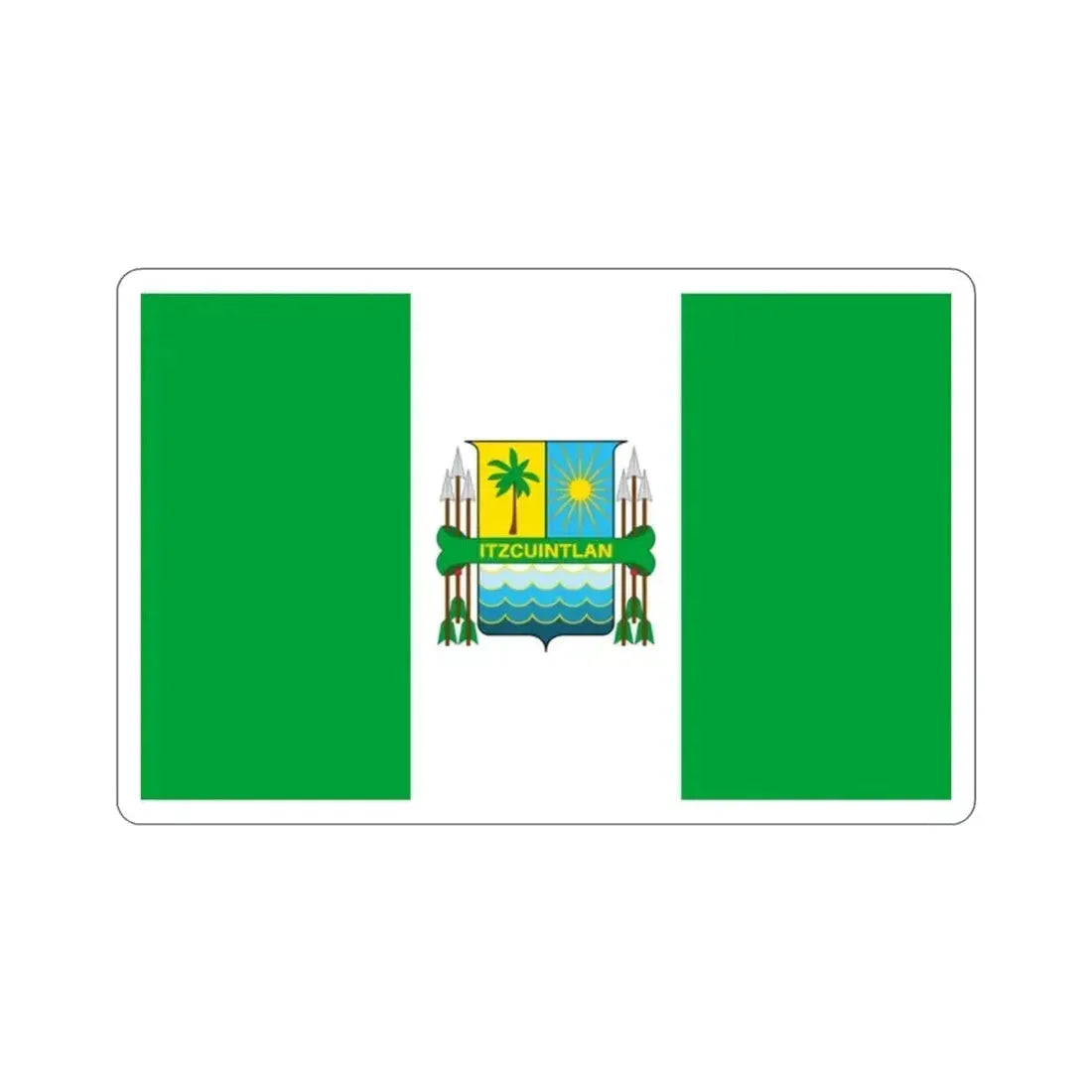 Flag of Escuintla Department, Guatemala STICKER Vinyl Die-Cut Decal 2 Inch - The Sticker Space