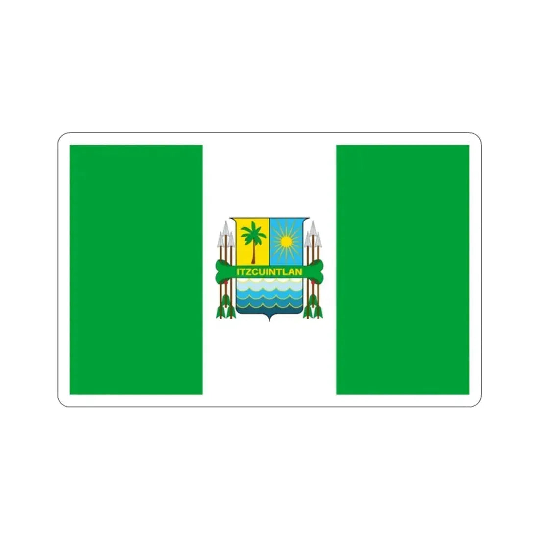 Flag of Escuintla Department, Guatemala STICKER Vinyl Die-Cut Decal 2 Inch - The Sticker Space