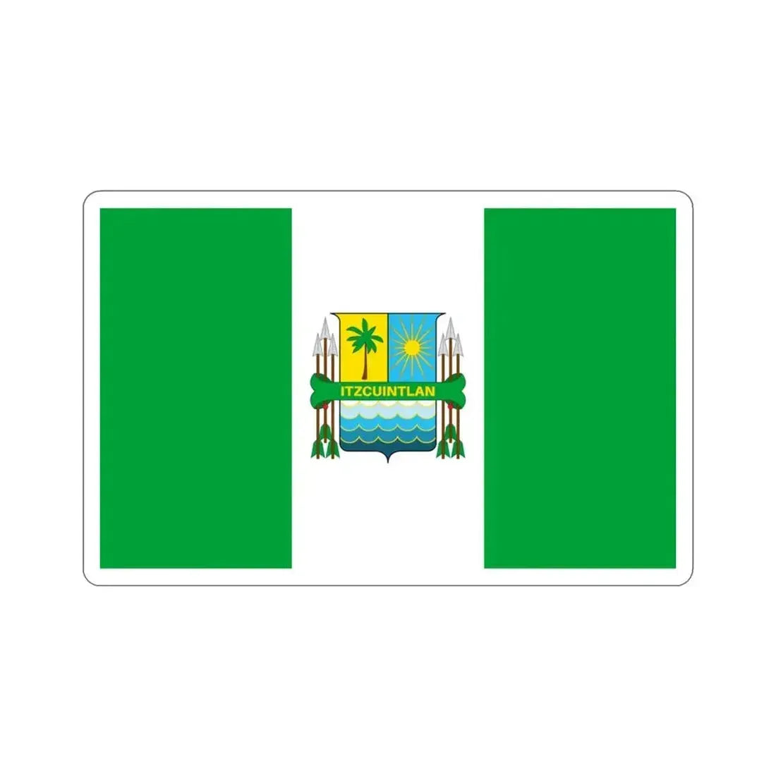 Flag of Escuintla Department, Guatemala STICKER Vinyl Die-Cut Decal 3 Inch - The Sticker Space
