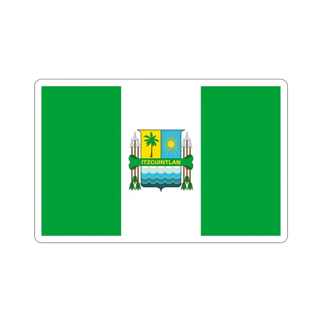Flag of Escuintla Department, Guatemala STICKER Vinyl Die-Cut Decal 5 Inch - The Sticker Space
