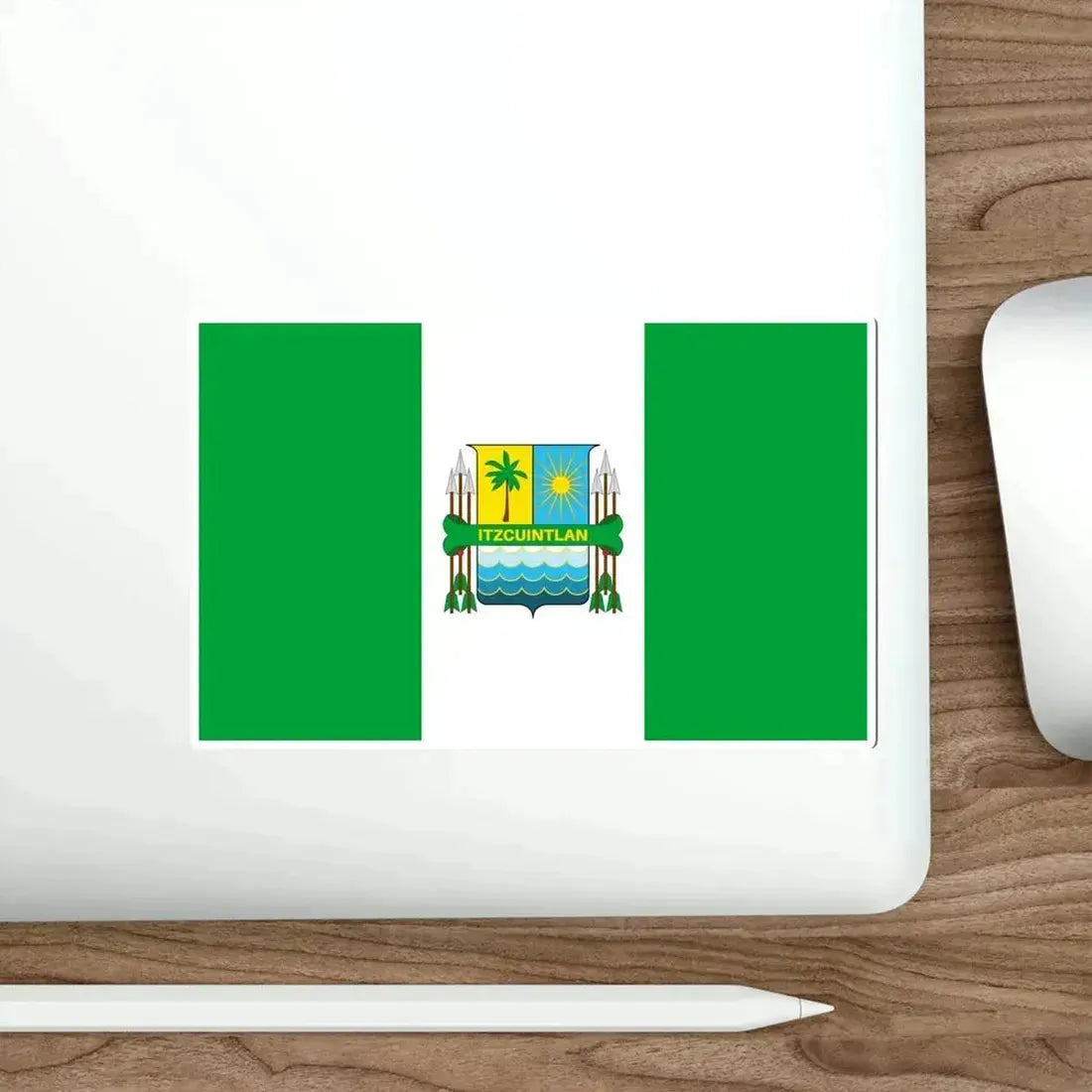 Flag of Escuintla Department, Guatemala STICKER Vinyl Die-Cut Decal - The Sticker Space