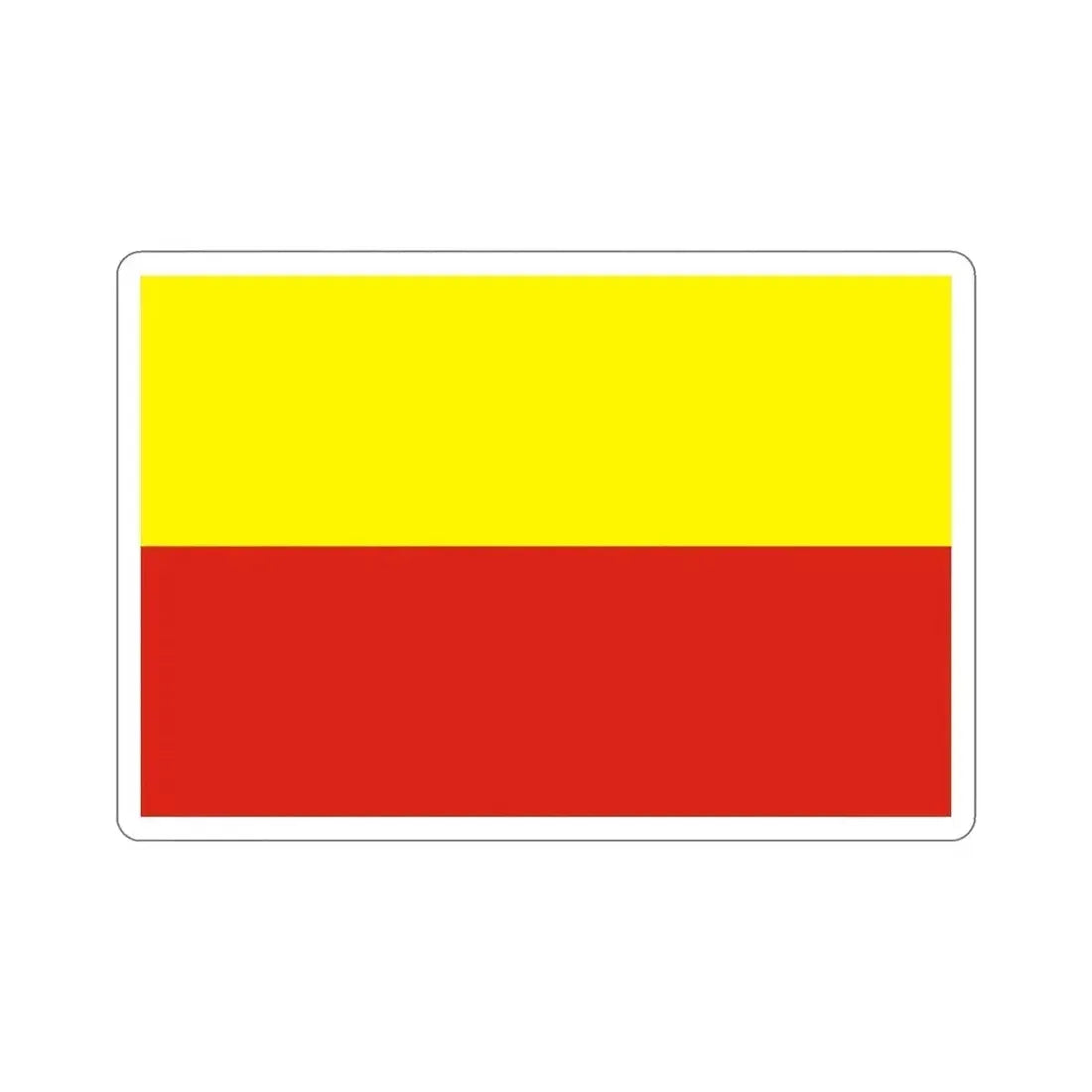 Flag of České Budějovice Czech Republic STICKER Vinyl Die-Cut Decal - The Sticker Space