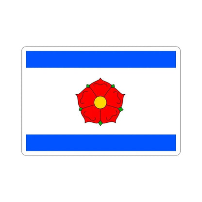 Flag of Český Krumlov Czech Republic STICKER Vinyl Die-Cut Decal 4 Inch - The Sticker Space