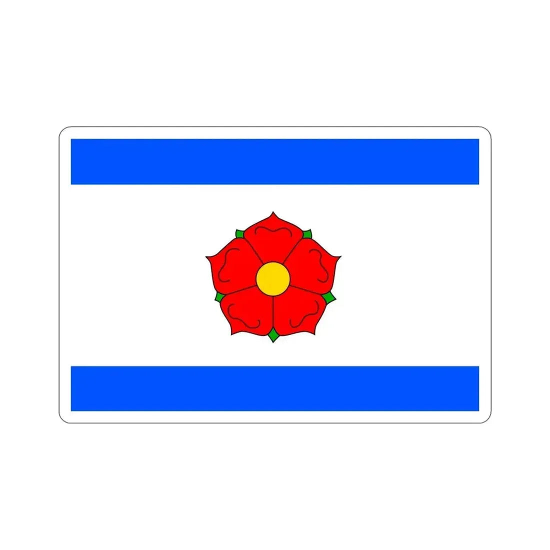 Flag of Český Krumlov Czech Republic STICKER Vinyl Die-Cut Decal 5 Inch - The Sticker Space