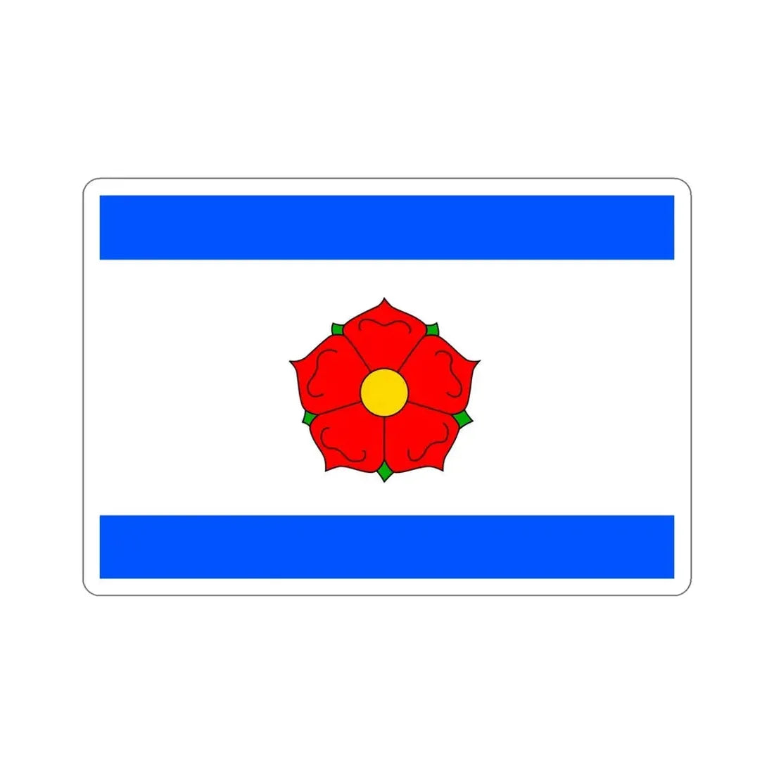 Flag of Český Krumlov Czech Republic STICKER Vinyl Die-Cut Decal 6 Inch - The Sticker Space