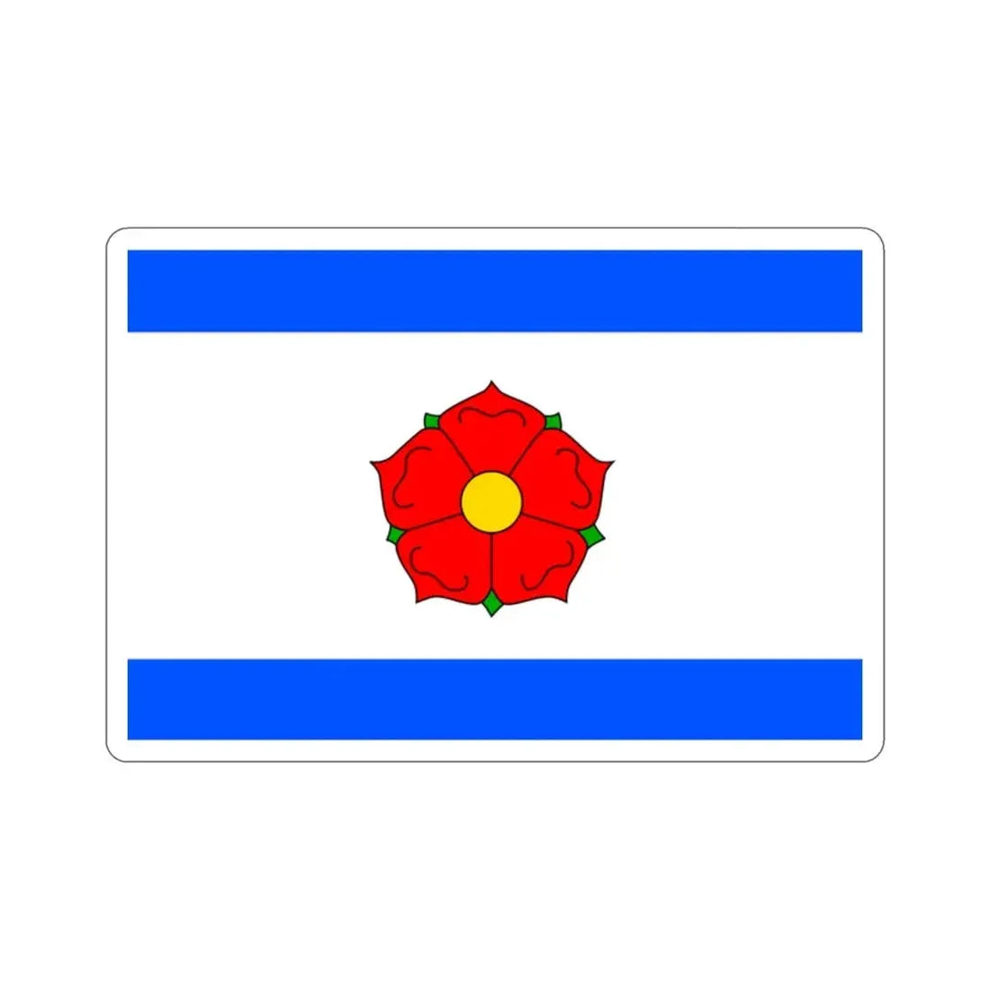 Flag of Český Krumlov Czech Republic STICKER Vinyl Die-Cut Decal - The Sticker Space