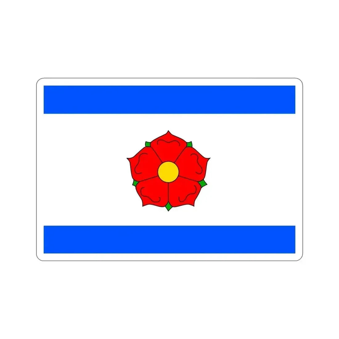 Flag of Český Krumlov Czech Republic STICKER Vinyl Die-Cut Decal - The Sticker Space