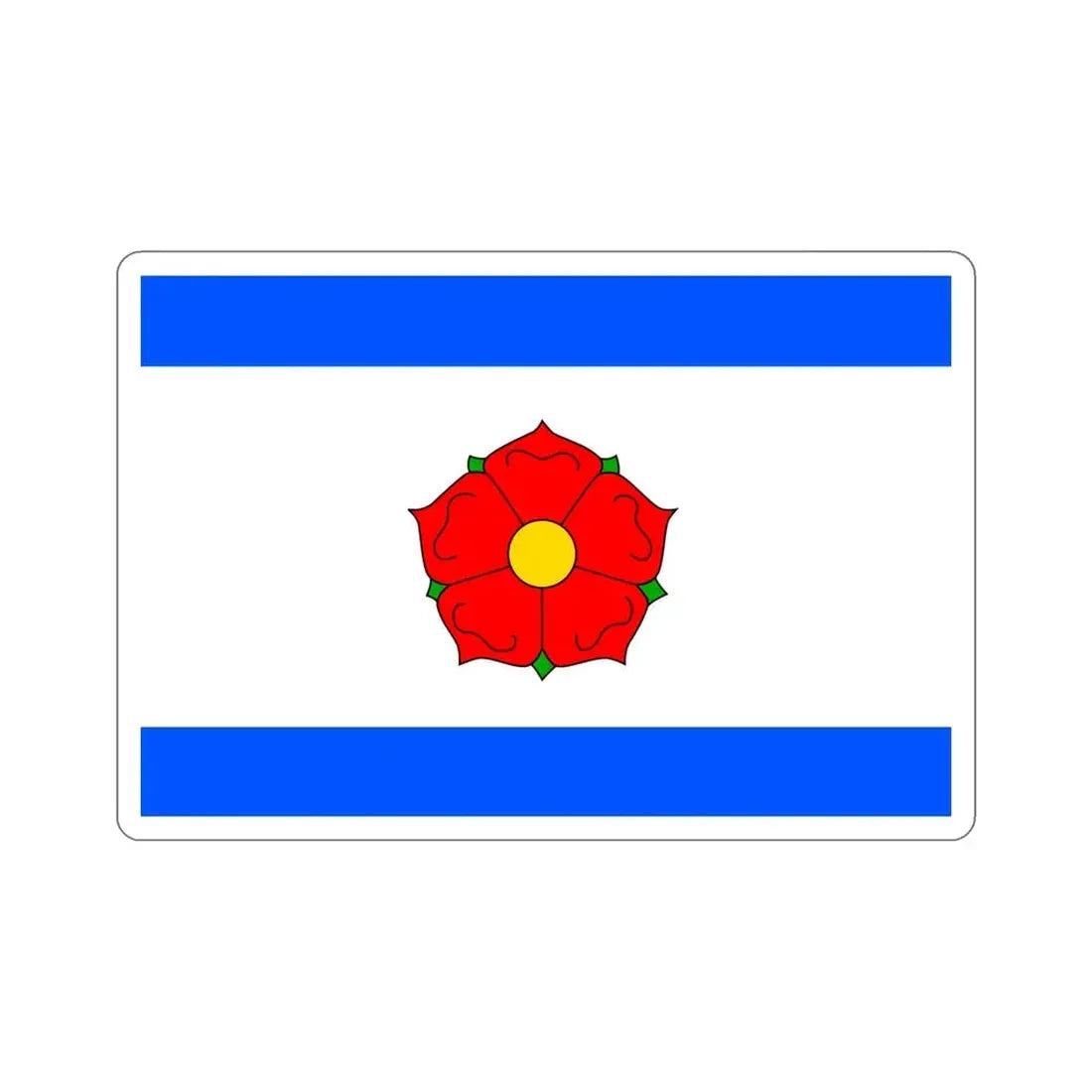 Flag of Český Krumlov Czech Republic STICKER Vinyl Die-Cut Decal - The Sticker Space