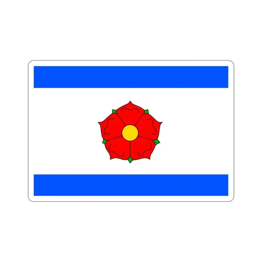 Flag of Český Krumlov Czech Republic STICKER Vinyl Die-Cut Decal - The Sticker Space