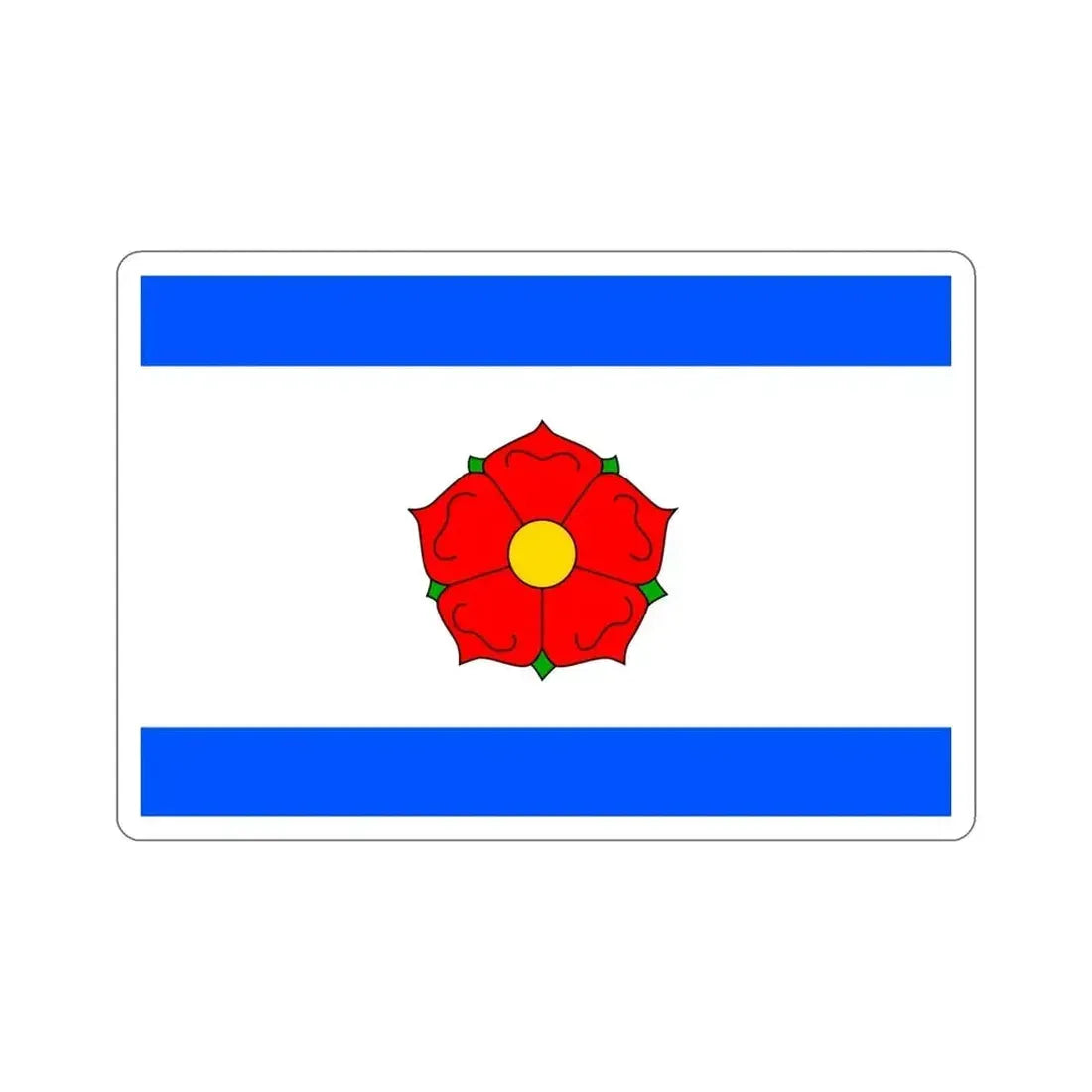 Flag of Český Krumlov Czech Republic STICKER Vinyl Die-Cut Decal - The Sticker Space