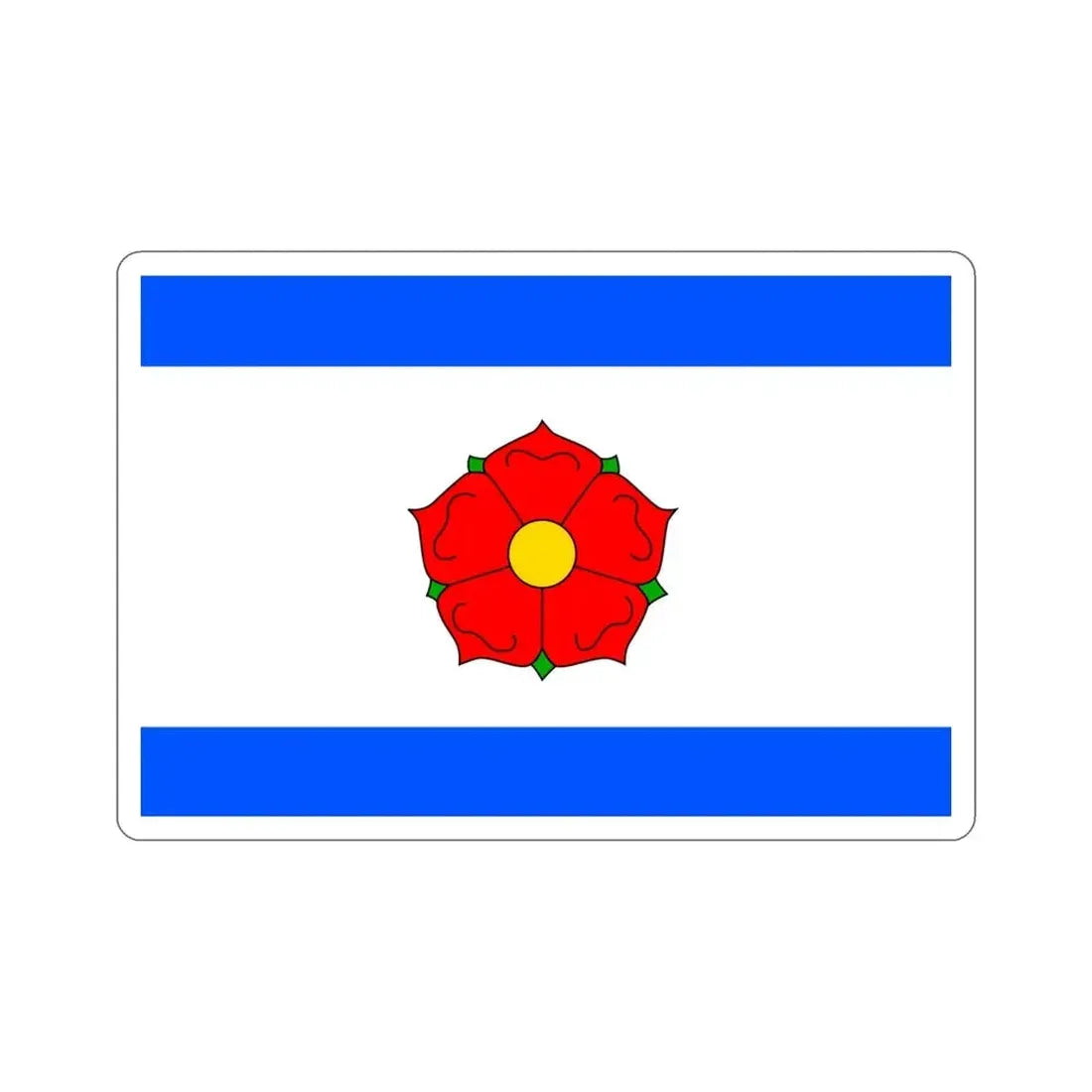 Flag of Český Krumlov Czech Republic STICKER Vinyl Die-Cut Decal - The Sticker Space