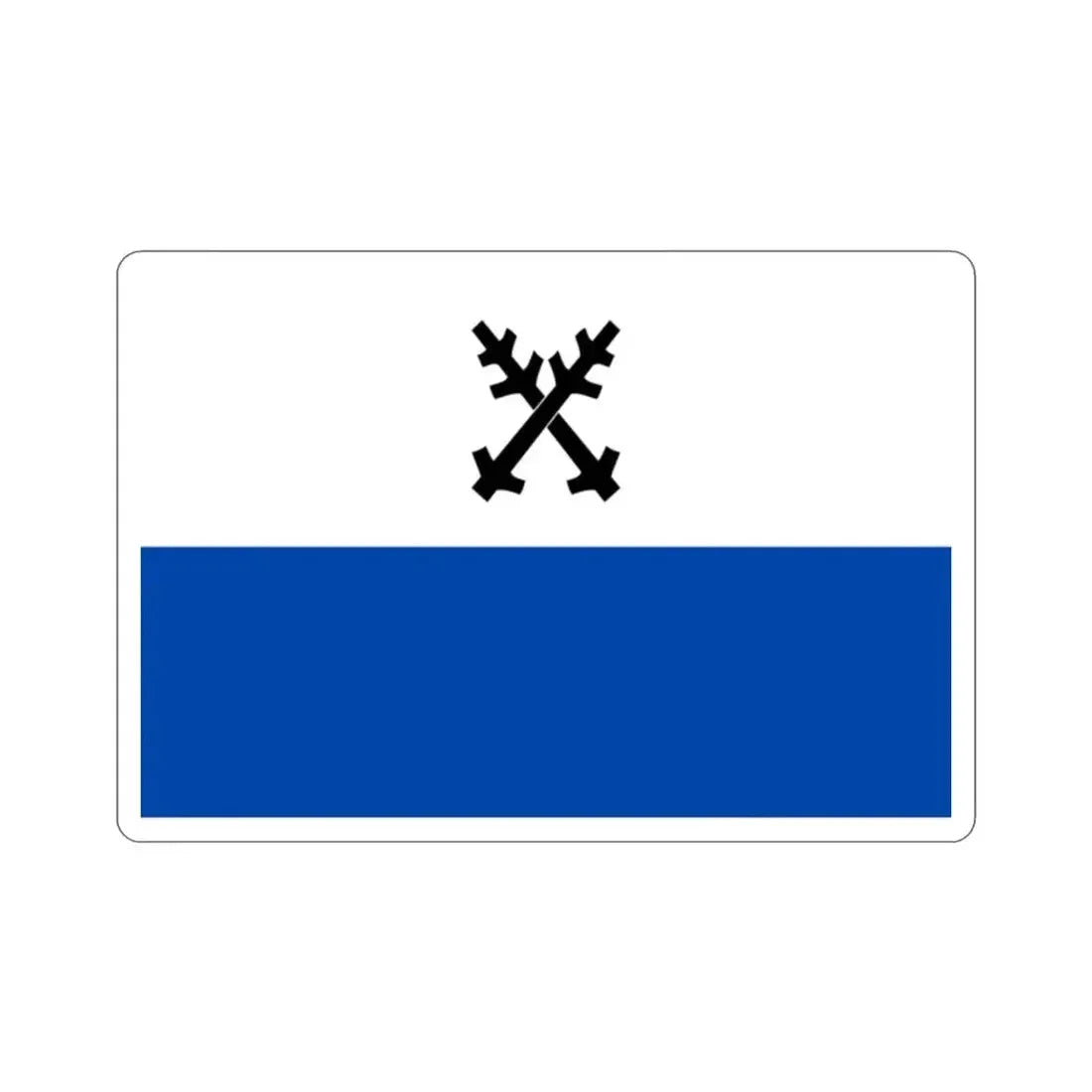 Flag of Česká Lípa Czech Republic STICKER Vinyl Die-Cut Decal 2 Inch - The Sticker Space