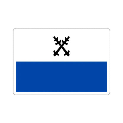 Flag of Česká Lípa Czech Republic STICKER Vinyl Die-Cut Decal 3 Inch - The Sticker Space